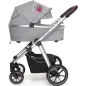 Wózek Głeboko Spacerowy 2W1 Baby Design Bueno Gray Peony Ii Gatunek