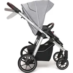 WÓZEK GŁEBOKO SPACEROWY 2W1 BABY DESIGN BUENO GRAY PEONY II GATUNEK - Baby Design