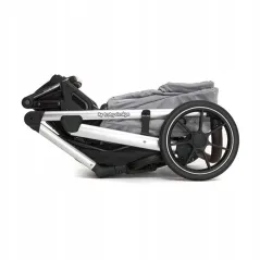WÓZEK GŁEBOKO SPACEROWY 2W1 BABY DESIGN BUENO GRAY PEONY II GATUNEK