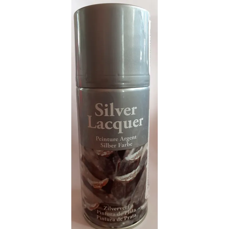 LAKIER DEKORACYJNY SREBRNY  150 ML