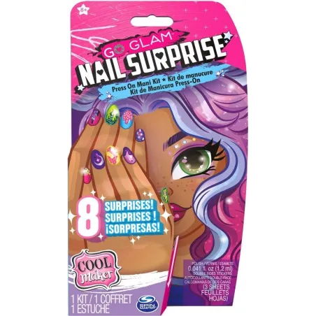 GO GLAM MANICURE ZESTAW KREATYWNY DO STYLIZACJI PAZNOKCI 8+ II GATUNEK