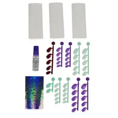 GO GLAM MANICURE ZESTAW KREATYWNY DO STYLIZACJI PAZNOKCI 8+ II GATUNEK