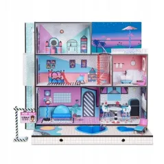 L.O.L SURPRISE! OGROMNY DREWNIANY DOMEK DLA LALEK + 85 NIESPODZIANEK 3+