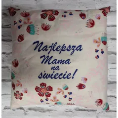 PODUSZKA NAJLEPSZA MAMA NA ŚWIECIE 36 X 36CM - Panon