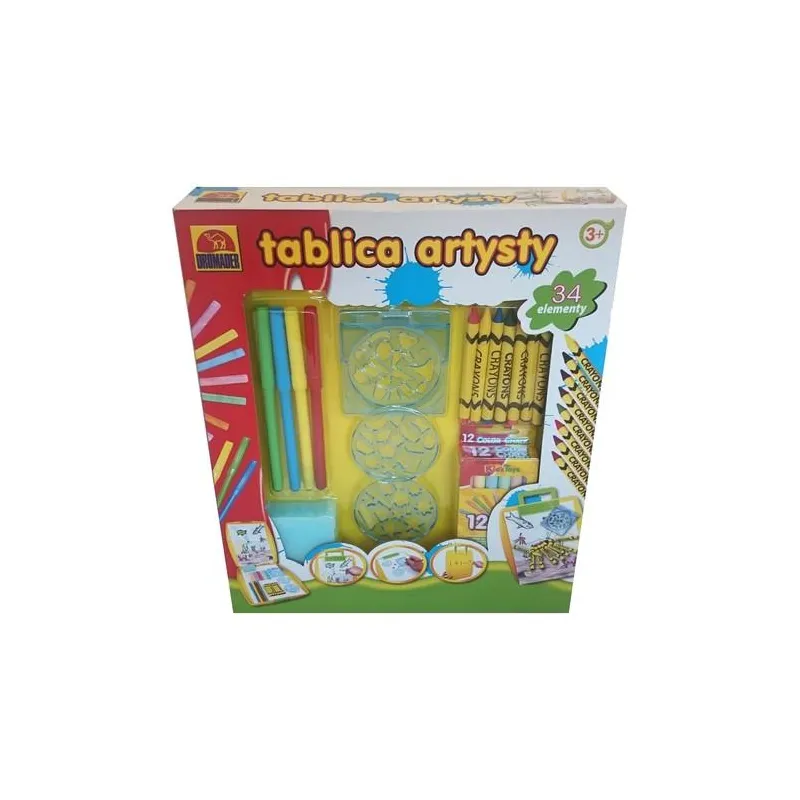 ZESTAW DO RYSOWANIA TABLICA ARTYSTY 3+ - Dromader
