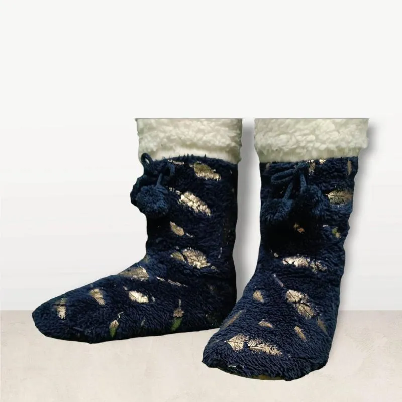 SKARPETY KAPCIE GRANATOWE PIÓRA ROZMIAR 38-39 - Sockswear