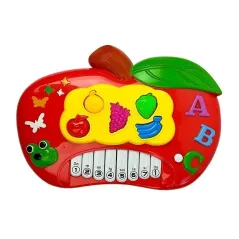 PIANINKO ELEKTRONICZNE JABŁKO 3+ - Lean Toys