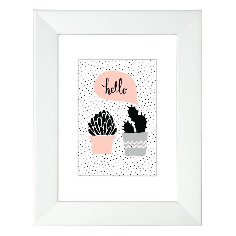 RAMKA NA ZDJĘCIA 21X30 CM BIAŁA LAHTI II GATUNEK - Styler