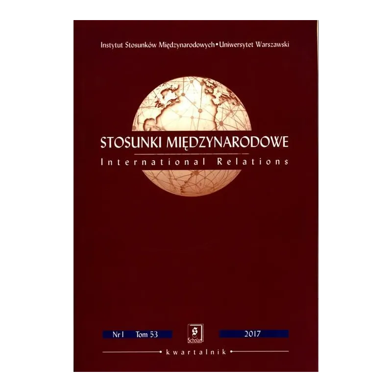 STOSUNKI MIĘDZYNARODOWE 1/2017 53 - Scholar
