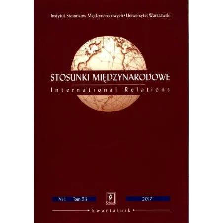 STOSUNKI MIĘDZYNARODOWE 1/2017 53 - Scholar