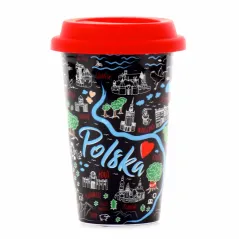 KUBEK TERMICZNY MAPA POLSKI 300ML - Panon