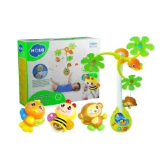 KARUZELA POZYTYWKA ZABAWKI GRZECHOTKI DLA MALUSZKA 0+ - Lean Toys