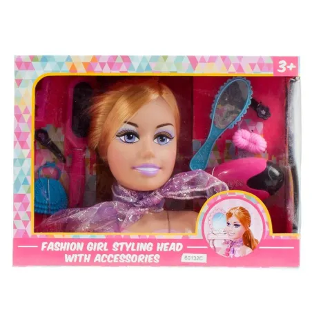 GŁOWA DO STYLIZACJI Z AKCESORIAMI 3+ - Mega Creative