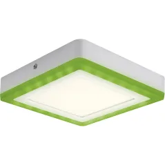 Oprawa Ścienna Sufitowa Kinkiet Led Color + White Sqare 19W Z Pilotem Osram