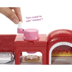 BARBIE PIZZERIA LALKA Z AKCESORIAMI 3+