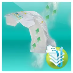 PIELUCHY PAMPERS NEW BABY-DRY 2 MINI 3-6 KG 76 SZT.