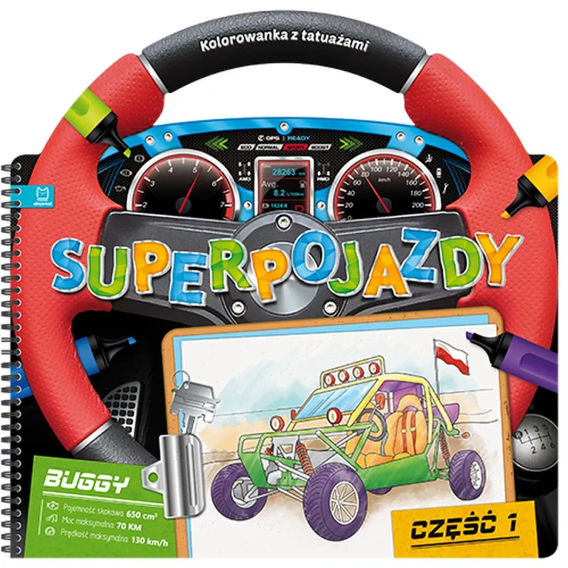 SUPERPOJAZDY KOLOROWANKA Z TATUAŻAMI 1 - Aksjomat