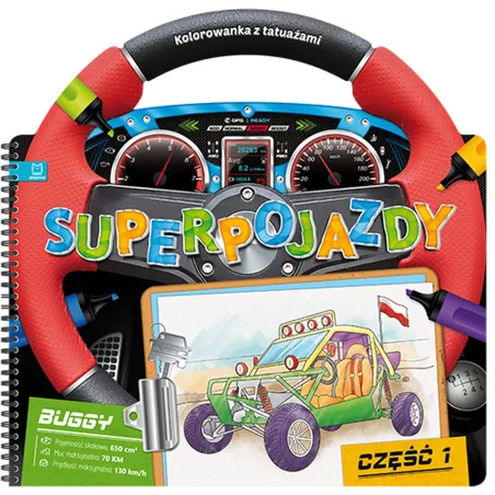 Superpojazdy Kolorowanka Z Tatuażami 1 Superpojazdy Kolorowanka Z Tatuażami 1