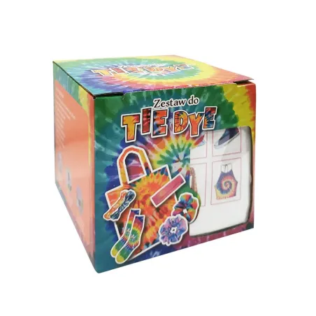 ZESTAW KREATYWNY DO FARBOWANIA TKANIN TIE DYE 6+ - Panon