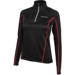 BLUZA DAMSKA BIEGOWA WARMRACER W CZARNO CZERWONA ROZMIAR M SPOKEY - Spokey