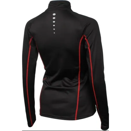 Bluza Damska Biegowa Warmracer W Czarno Czerwona Rozmiar M Spokey