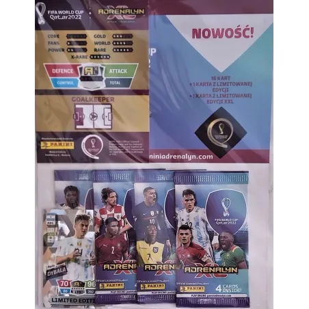 Zestaw Uzupełniający 18 Kart Fifa World 2022 Zestaw Uzupełniający 18 Kart Fifa World 2022