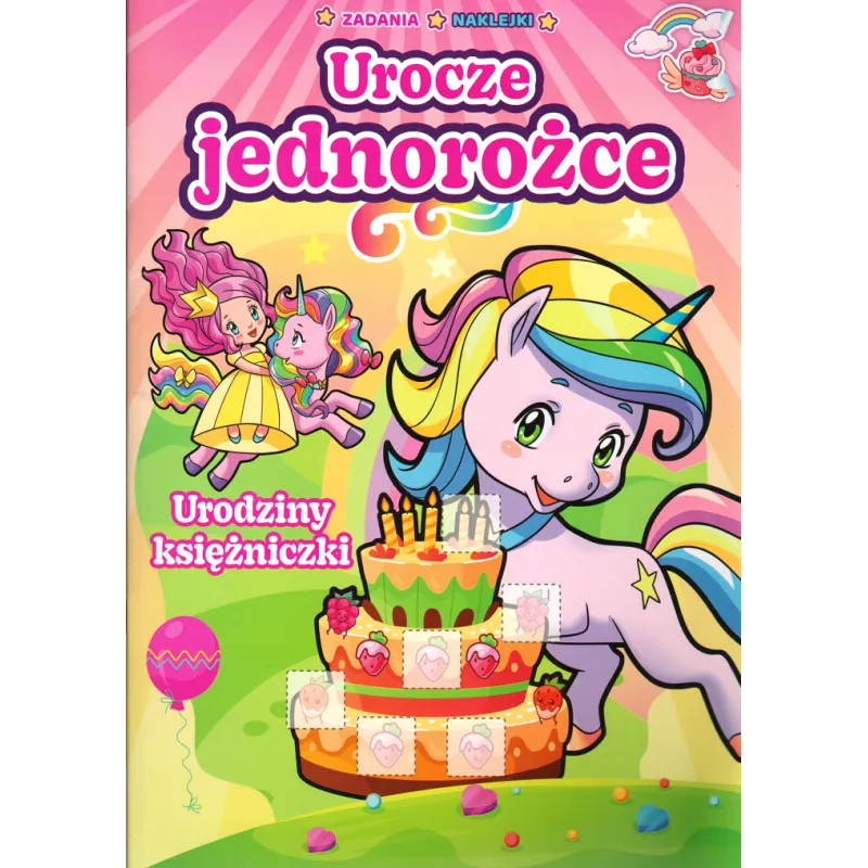 UROCZE JEDNOROŻCE URODZINY KSIĘŻNICZKI ZADANIA NAKLEJKI - Olesiejuk