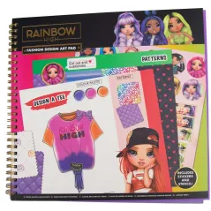 SZKICOWNIK MODOWY Z SZABLONAMI I NAKLEJKAMI RAINBOW HIGH ART PAD - MGA Entertainment LTD