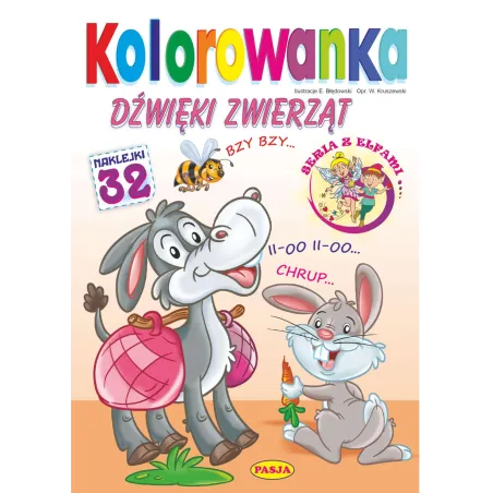 DŹWIĘKI ZWIERZĄT KOLOROWANKA - Pasja