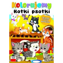 KOTKI PSOTKI. KOLORUJEMY - Books and Fun