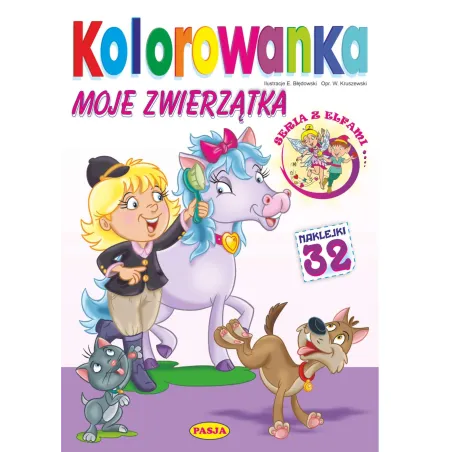 MOJE ZWIERZĄTKA KOLOROWANKA - Pasja