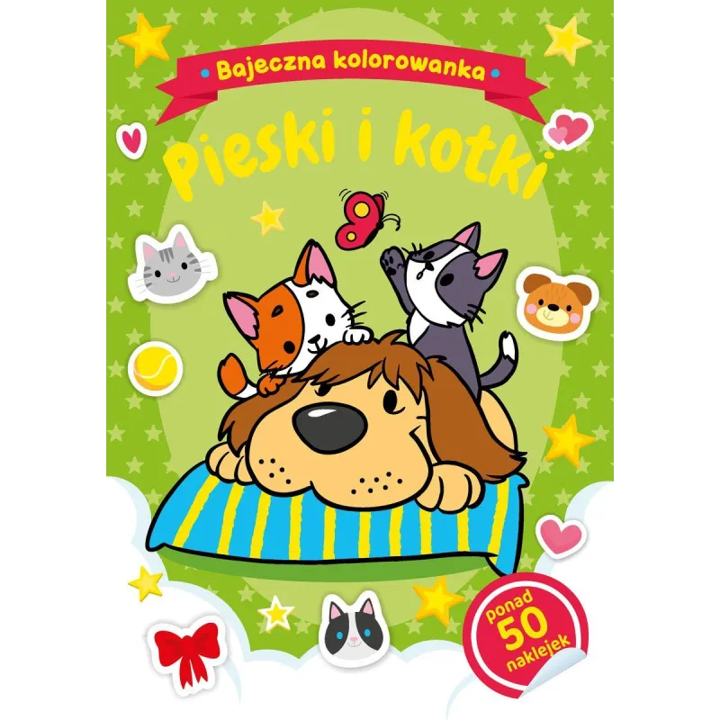 PIESKI I KOTKI BAJECZNA KOLOROWANKA - Olesiejuk