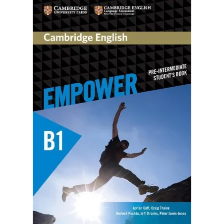 CAMBRIDGE ENGLISH EMPOWER 1 PRE-INTERMEDIATE STUDENTS BOOK - Cambridge University Press