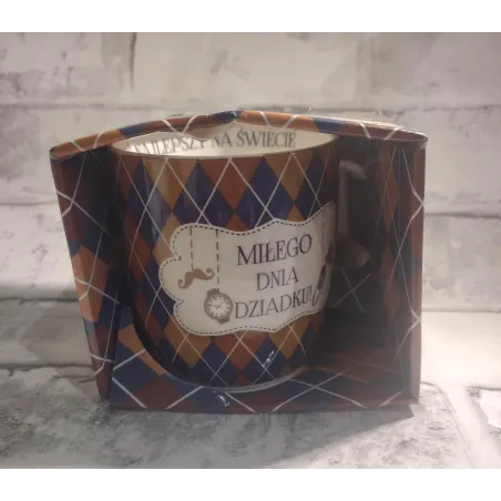 KUBEK CERAMICZNY MIŁEGO DNIA DZIADKU - MCD