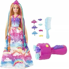LALKA BARBIE KSIĘŻNICZKA DREAMTOPIA Z ZAKRĘCONYMI PASEMKAMI 3+