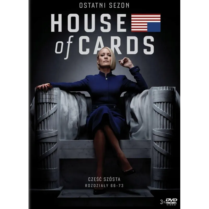 HAUSE OF CARDS CZĘŚĆ 6 ROZDZIAŁY 66-73 3XDVD PL - Sony Pictures Home Ent.
