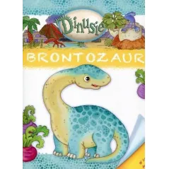 DINUSIE BRONTOZAUR KSIĄŻKA EDUKACYJNA - Olesiejuk