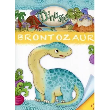 DINUSIE BRONTOZAUR KSIĄŻKA EDUKACYJNA - Olesiejuk