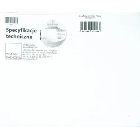 SPECYFIKACJE TECHNICZNE ROBOTY WYKOŃCZENIOWE W ZAKRESIE OBIEKTÓW BUDOWLANYCH - Verlag Dashofer