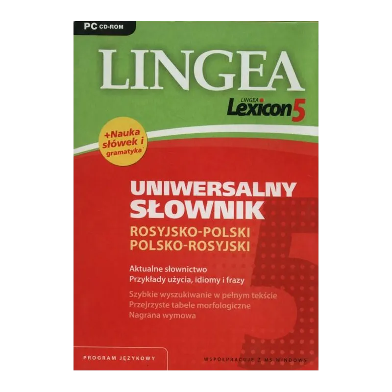LINGEA LEXICON 5. SŁOWNIK ROSYJSKO-POLSKI. PC CD-ROM. 