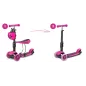 Hulajnoga Trójkołowa Balansowa Z Siedziskiem 2W1 Led Ricokids Buggy 3-6 Lat