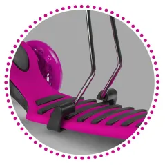 HULAJNOGA TRÓJKOŁOWA BALANSOWA Z SIEDZISKIEM 2W1 LED RICOKIDS BUGGY 3-6 LAT