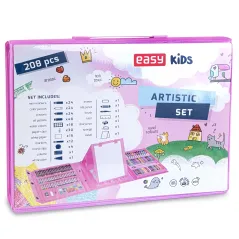 ZESTAW ARTYSTYCZNY 208 ELEMENTÓW EASY KIDS