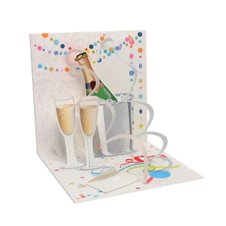 Karnet Okolicznościowy 3D Happy New Year Karnet Okolicznościowy 3D Happy New Year