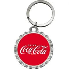 BRELOK DO KLUCZY COCA-COLA LOGO - Nostalgic Art