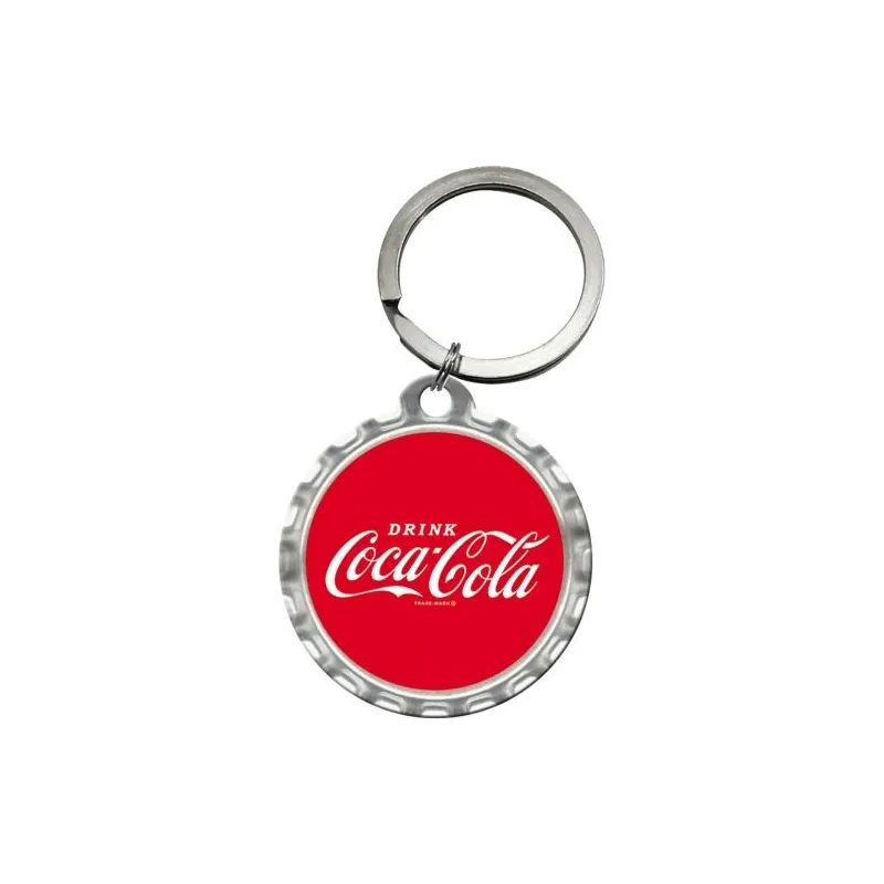 BRELOK DO KLUCZY COCA-COLA LOGO - Nostalgic Art