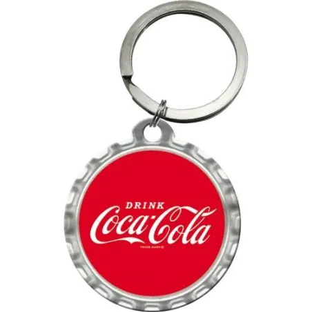 BRELOK DO KLUCZY COCA-COLA LOGO - Nostalgic Art