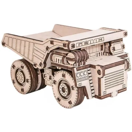 Mini Belaz Drewniane Puzzle 3D 106 Elementów 14+