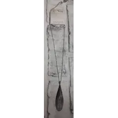 NASZYJNIK DŁUGI ŁEZKA 68CM