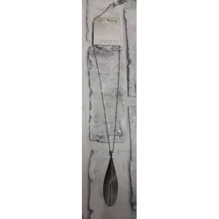 NASZYJNIK DŁUGI ŁEZKA 68CM
